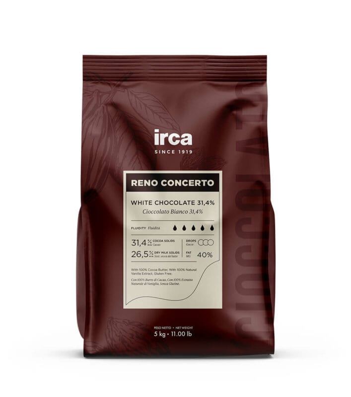 Reno Concerto Chocolat de Couverture Blanc 31,4 %