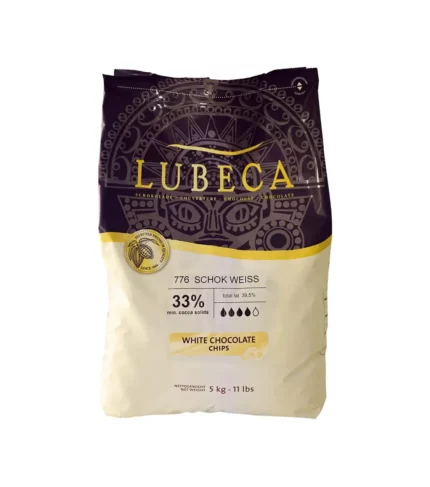 Chocolat de couverture blanc weisse 33% Lubeca