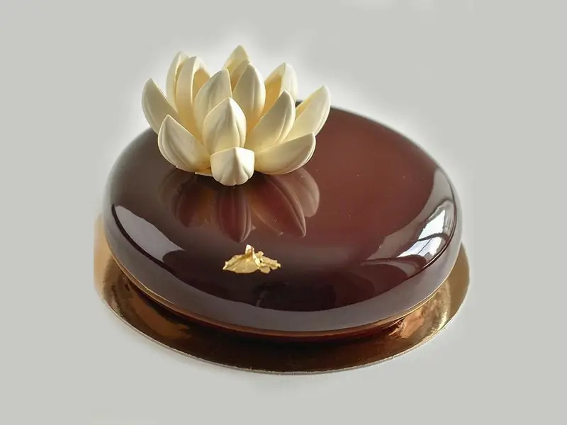 Miroir Deluxe à Froid Chocolat Noir BAKBEL