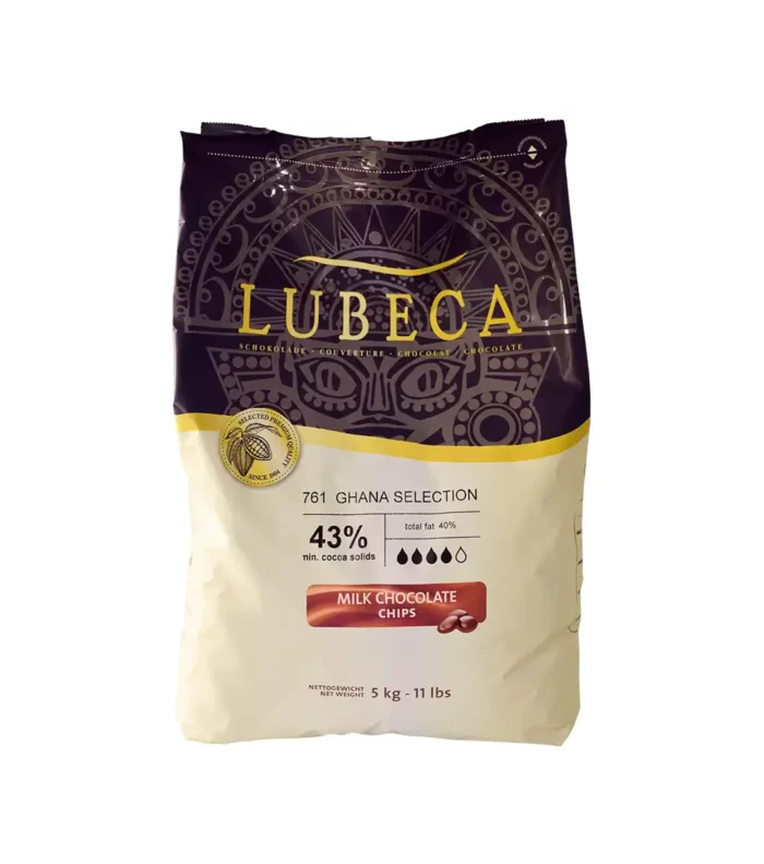 Chocolat de couverture au lait ghana selection 43% LUBECA Chocolat de couverture au lait ghana selection 43% LUBECA