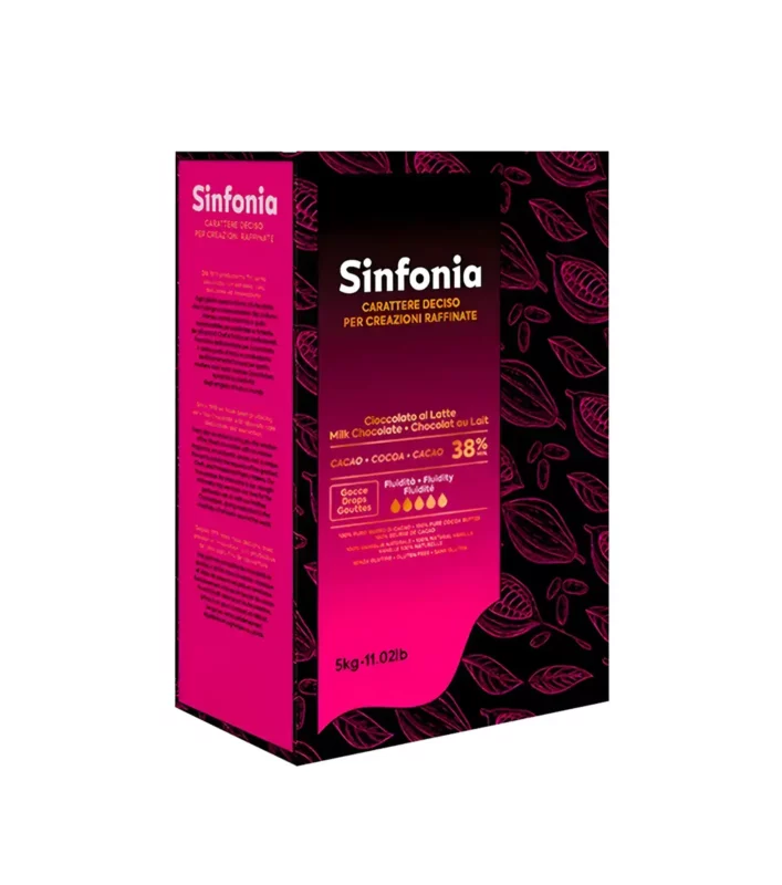 Sinfonia Chocolat de Couverture Au lait 38%