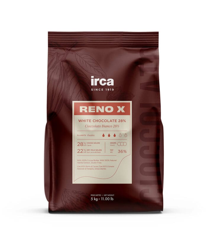 Reno X Bianco Chocolat de Couverture blanc 28%