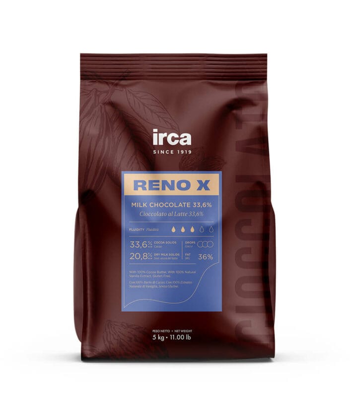RENO X Latte 33,6 % Chocolat de Couverture au Lait