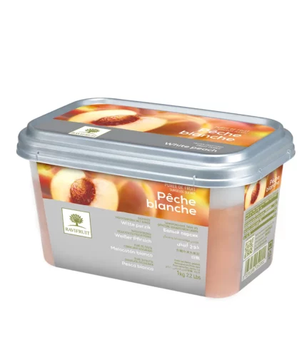 Purée de pêche blanche surgelée Ravifruit