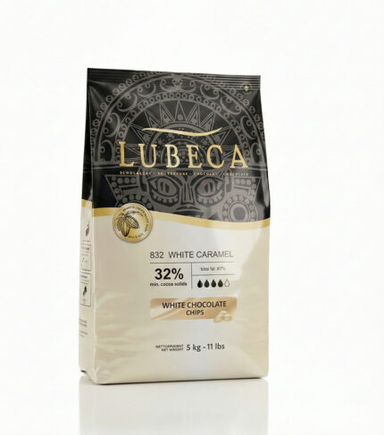 Chocolat de Couverture Blanc Caramel Lubeca