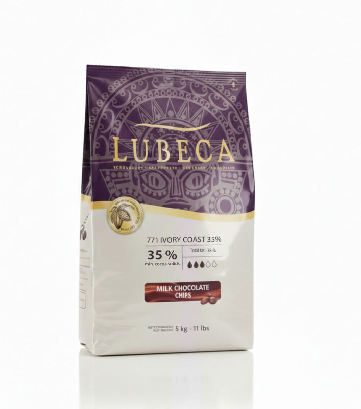 Chocolat de Couverture au Lait IVORY COAST 35 % Lubeca