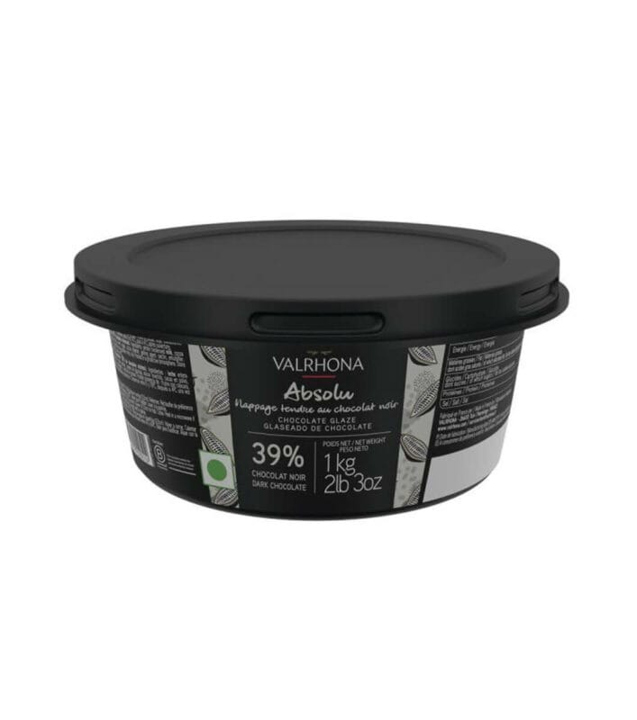Absolu tendre nappage noir 39% - Valrhona