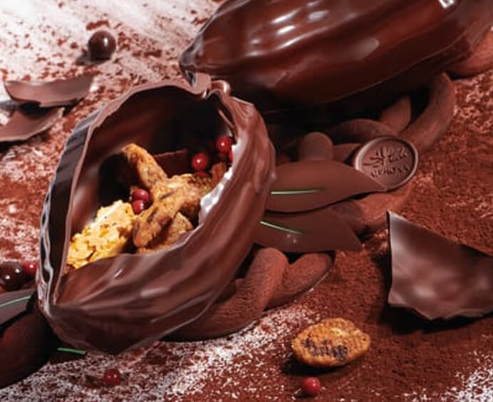 Caraïbe 66% - fèves - valrhona