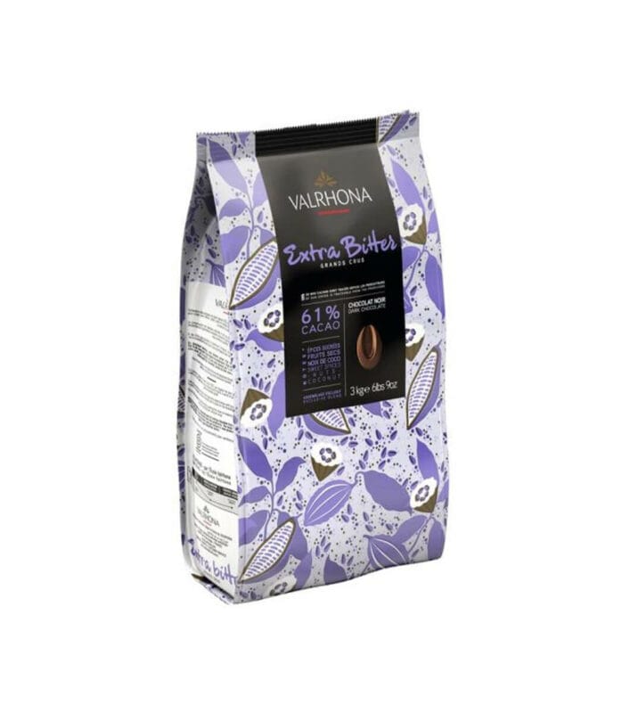Extra Bitter 61% - fèves - valrhona
