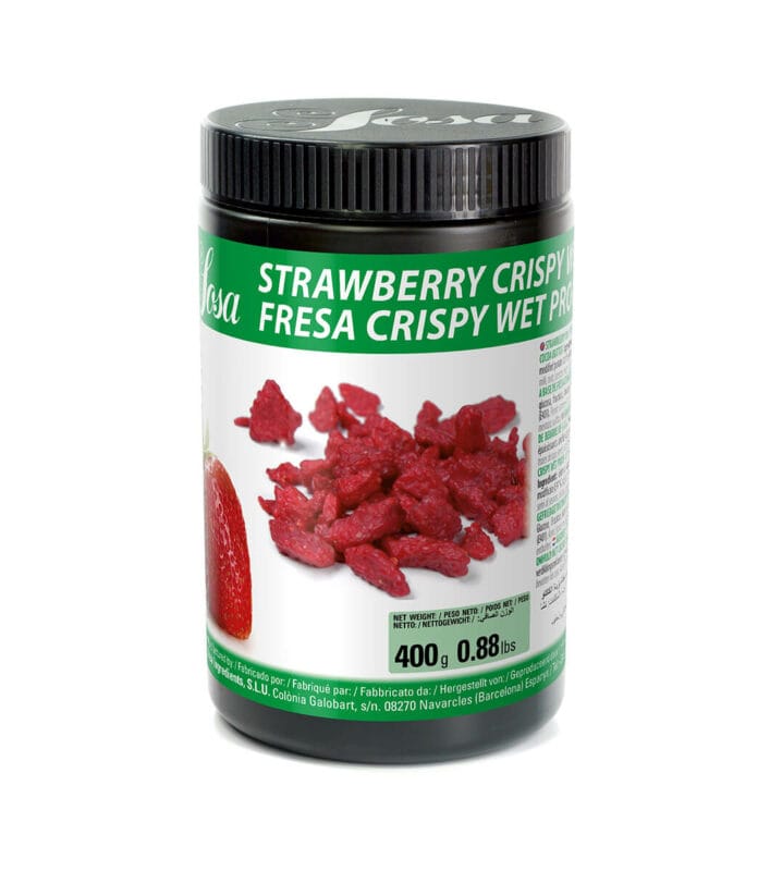 Fraises crispy wet proof - SOSA