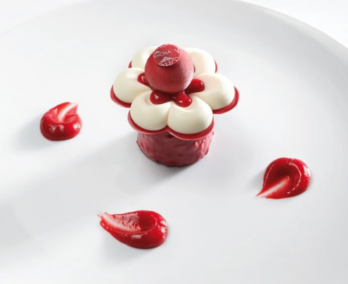 Inspiration fraise - Pistoles - Valrhona