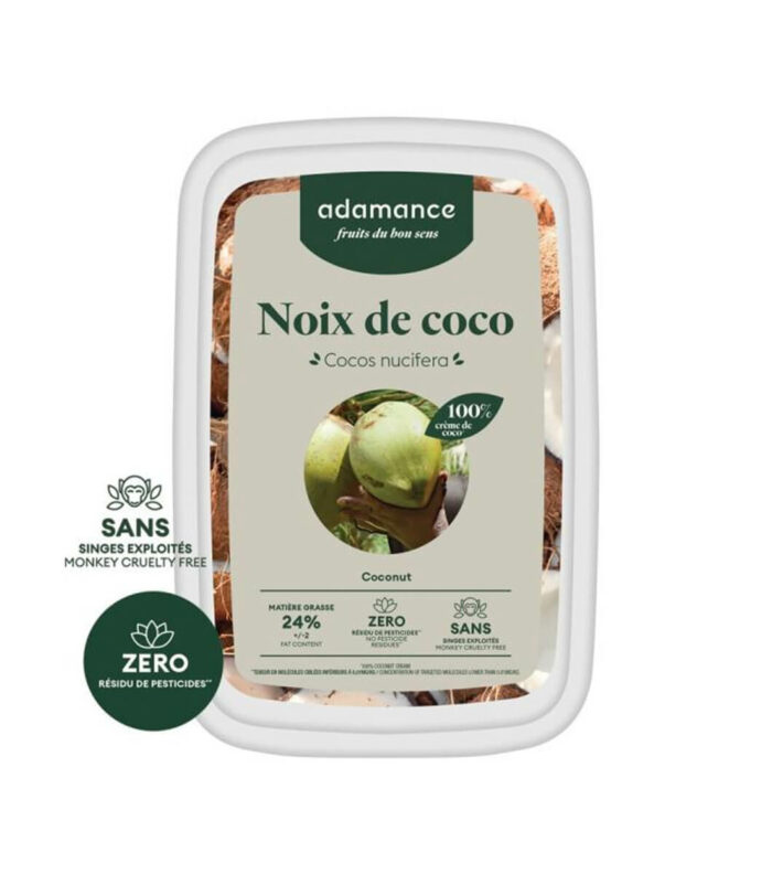 Crème de noix de coco surgelée - Adamance Crème de noix de coco surgelée - Adamance