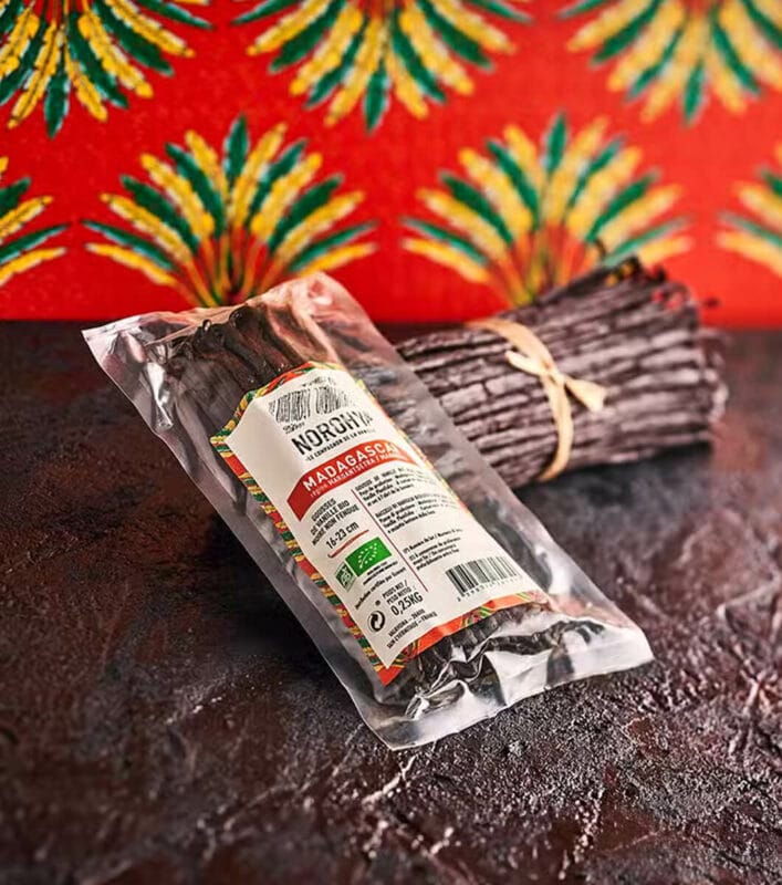 Gousses de vanille noire de Madagascar Bio 16-23