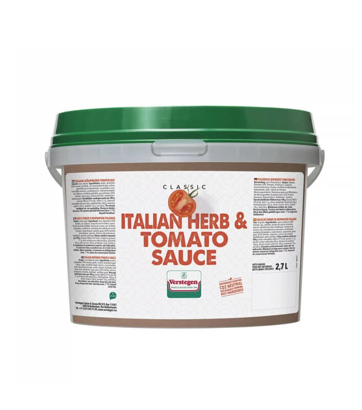 Sauce Tomate & Herbes Italiennes Classique – Seau