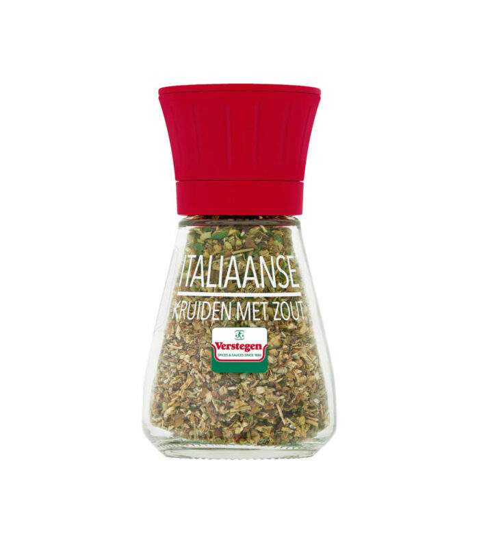 Mélange d’Herbes Italiennes (avec sel) – Moulin Verstegen Mélange d’Herbes Italiennes (avec sel) – Moulin Verstegen