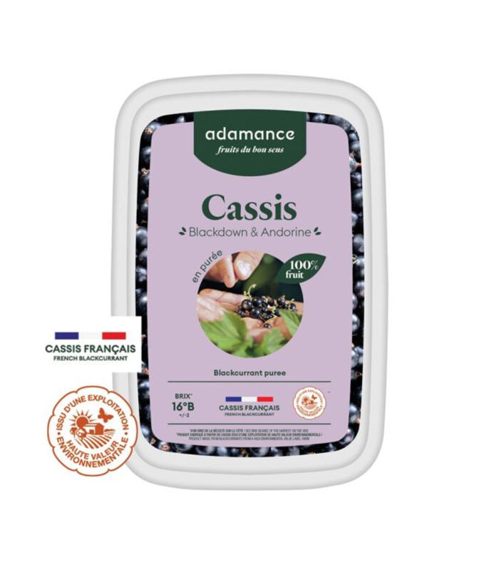 Purée de cassis surgelée - Adamance Purée de cassis surgelée - Adamance