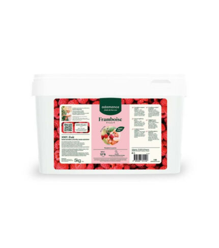 Purée de framboise surgelée 5 kg - Adamance