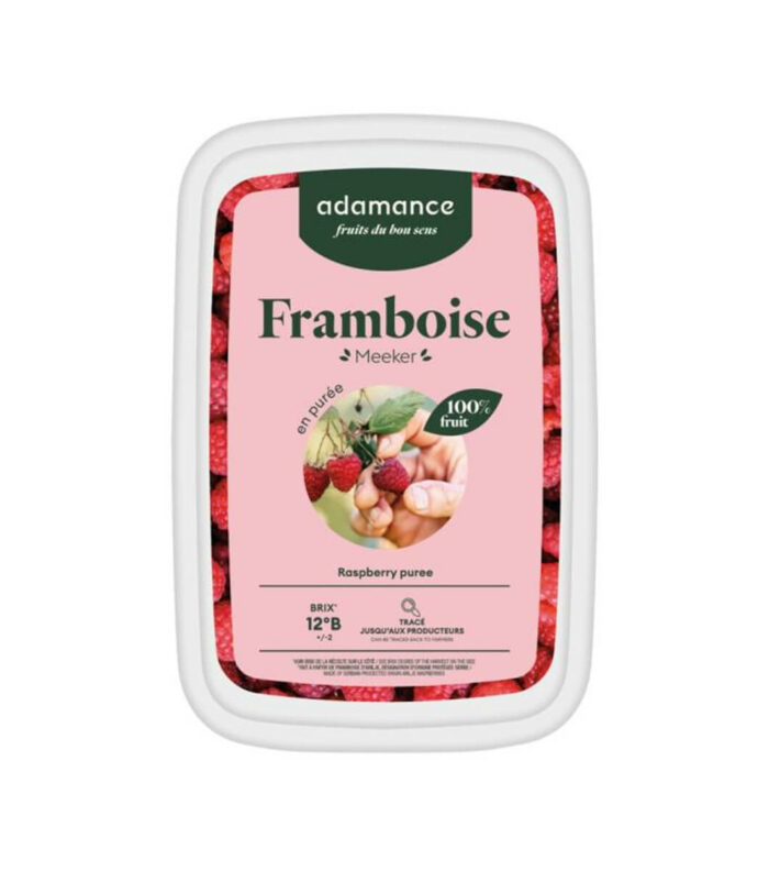 Purée de framboise surgelée Adamance Purée de framboise surgelée Adamance