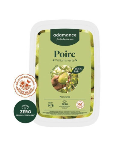 Purée de poire surgelée Adamance