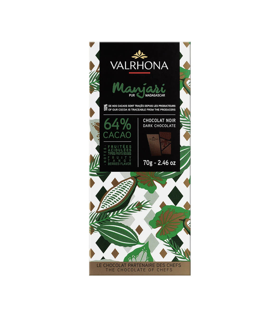 Tablette chocolat noir Manjari 64% Tablette chocolat noir Manjari 64%