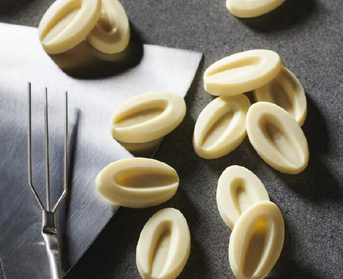 Chocolat blanc Satilia blanche 31% - fèves