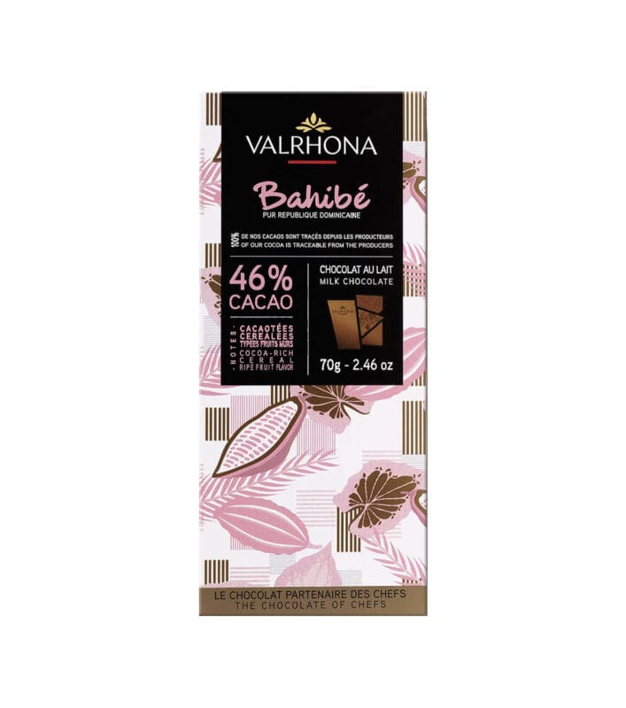 Tablette chocolat au lait Bahibé 46%