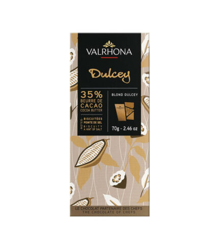 Tablette chocolat de couleur blonde Dulcey 35%