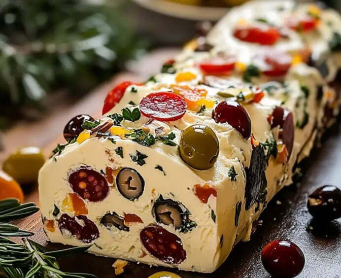 Fromage à la crème aux olives quescrem