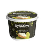 Fromage à la crème aux olives quescrem