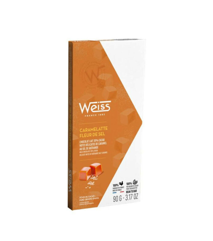 Tablette Chocolat Caramelatte Fleur de Sel 35%