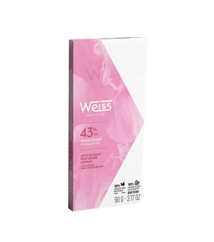 Tablette Chocolat Mahoe Lait 43%