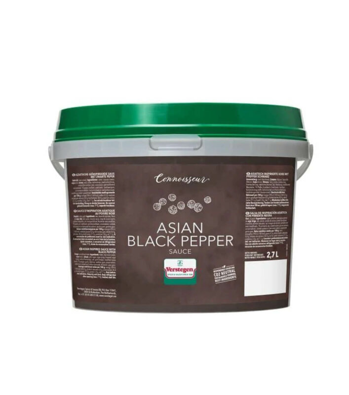 Sauce au Poivre Noir Asiatique - Connaisseur - Seau