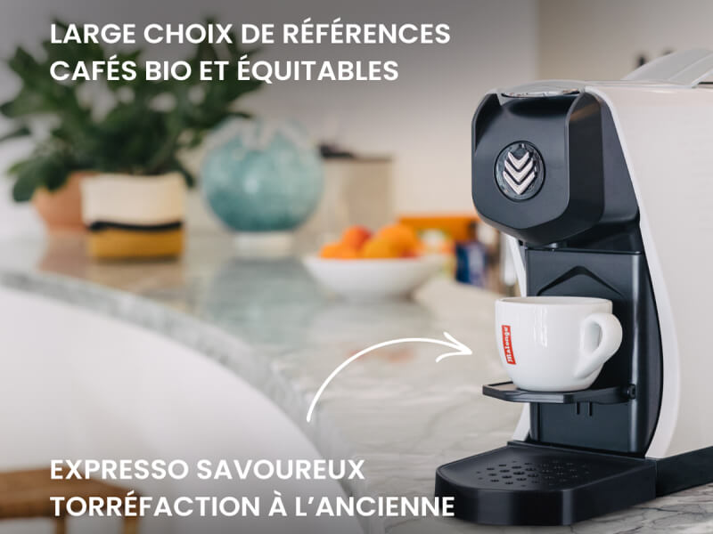 Machine Expresso EOH Blanc Brillant - Panna Négoce - Maroc