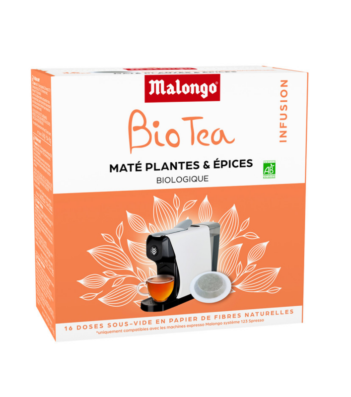 Maté plantes et épices bio en dosette