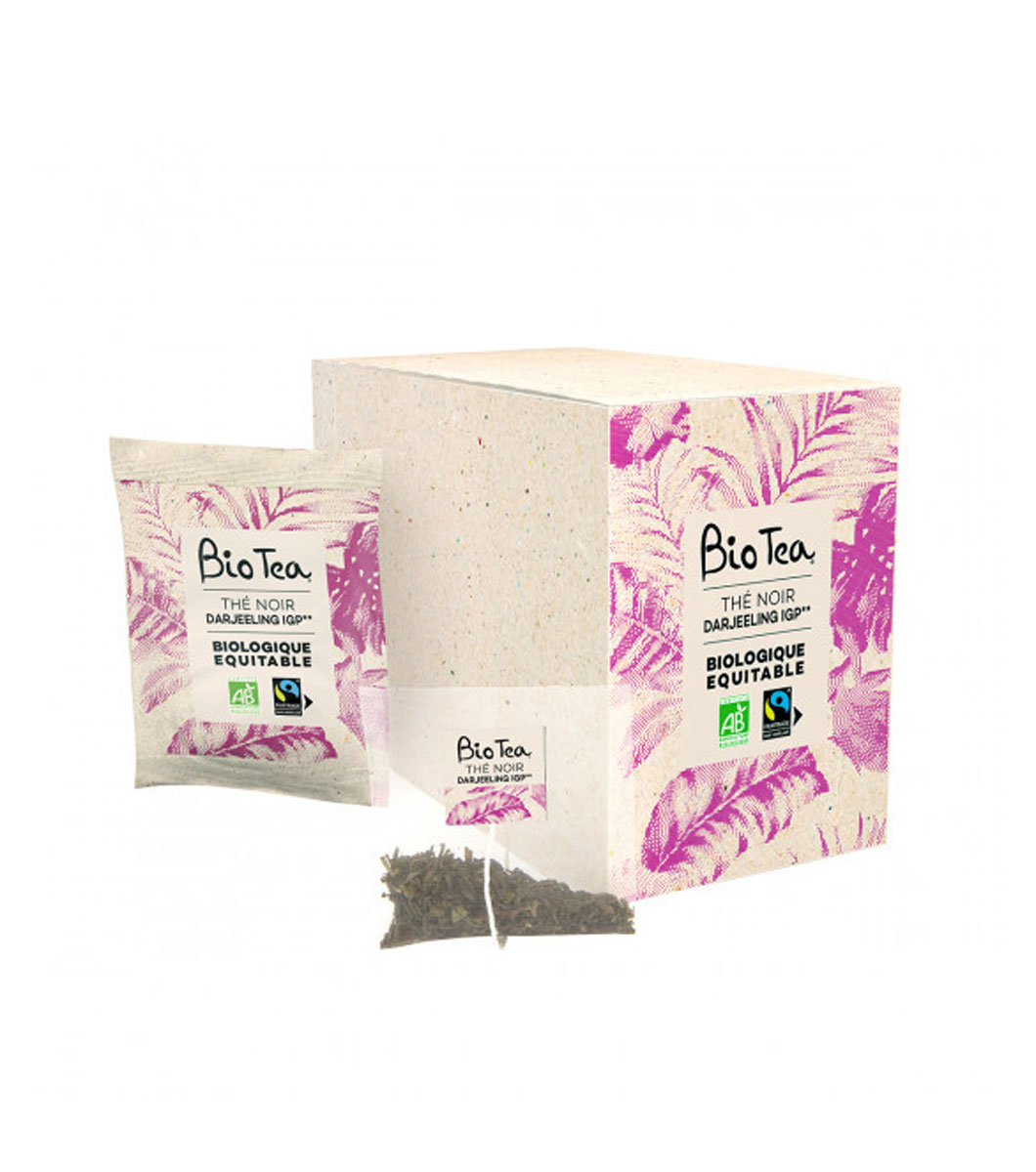 Thé Noir Darjeeling IGP Bio en Sachet